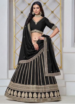 Pristine Embroidered Art Silk Trendy Lehenga Choli