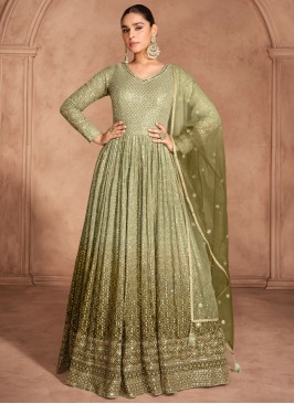 Prominent Embroidered Designer Gown