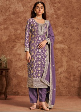 Purple Festival Salwar Kameez