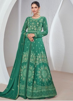 Radiant Georgette Embroidered Readymade Lehenga Ch