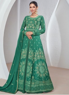 Radiant Georgette Embroidered Readymade Lehenga Ch