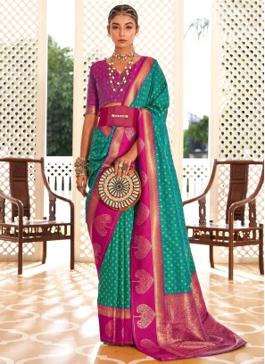 Rama Banarasi Silk Festival Classic Saree