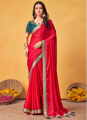 Rani Ceremonial Rangoli Contemporary Saree