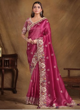 Rani Sequins Classic Saree