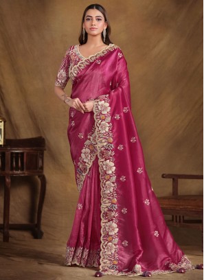 Rani Sequins Classic Saree