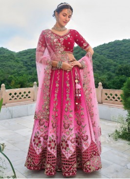 Rani Silk Wedding Trendy Lehenga Choli