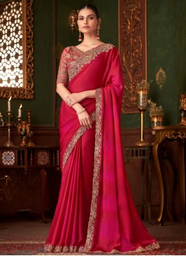 Rani Zari Chiffon Classic Saree