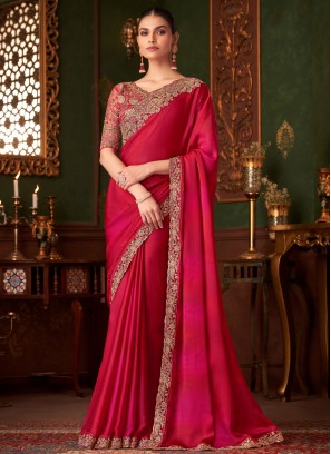 Rani Zari Chiffon Classic Saree