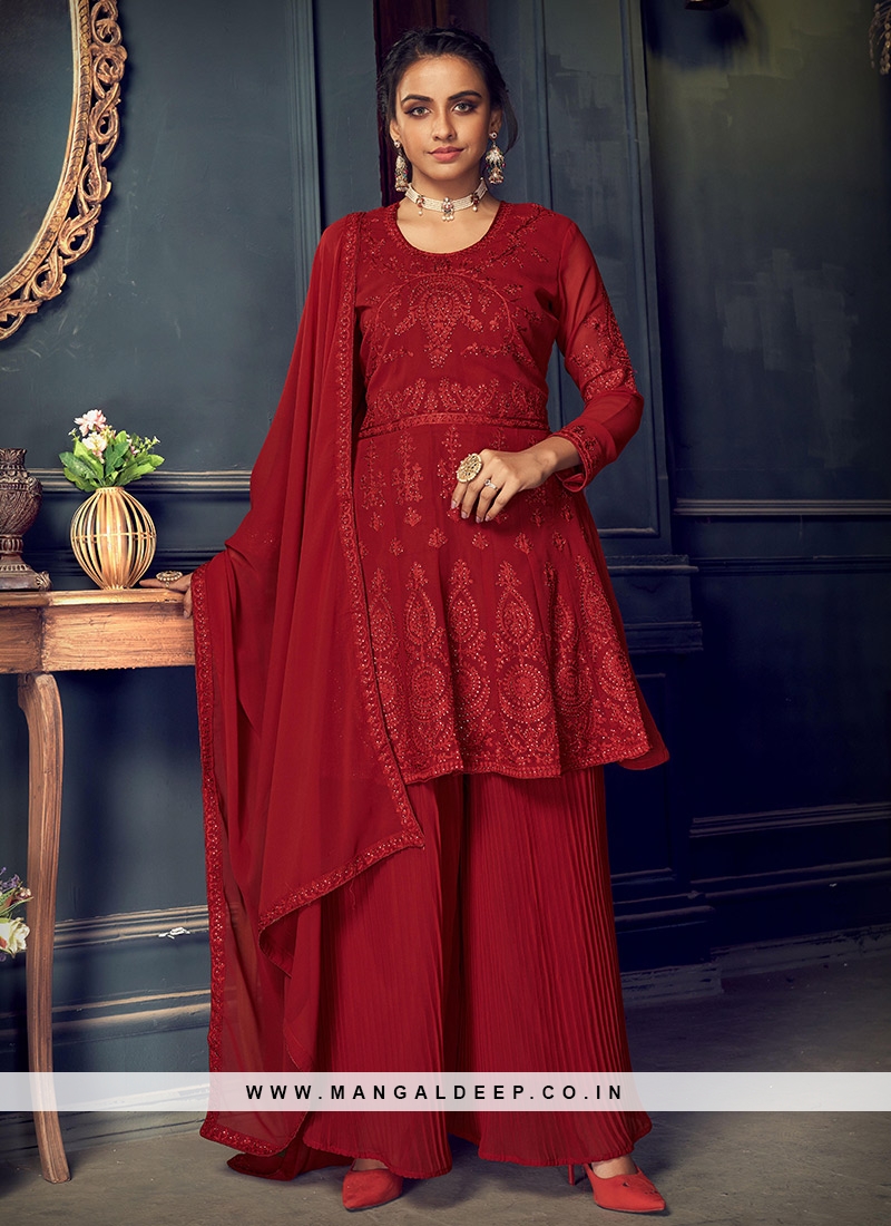 sarara dress red colour