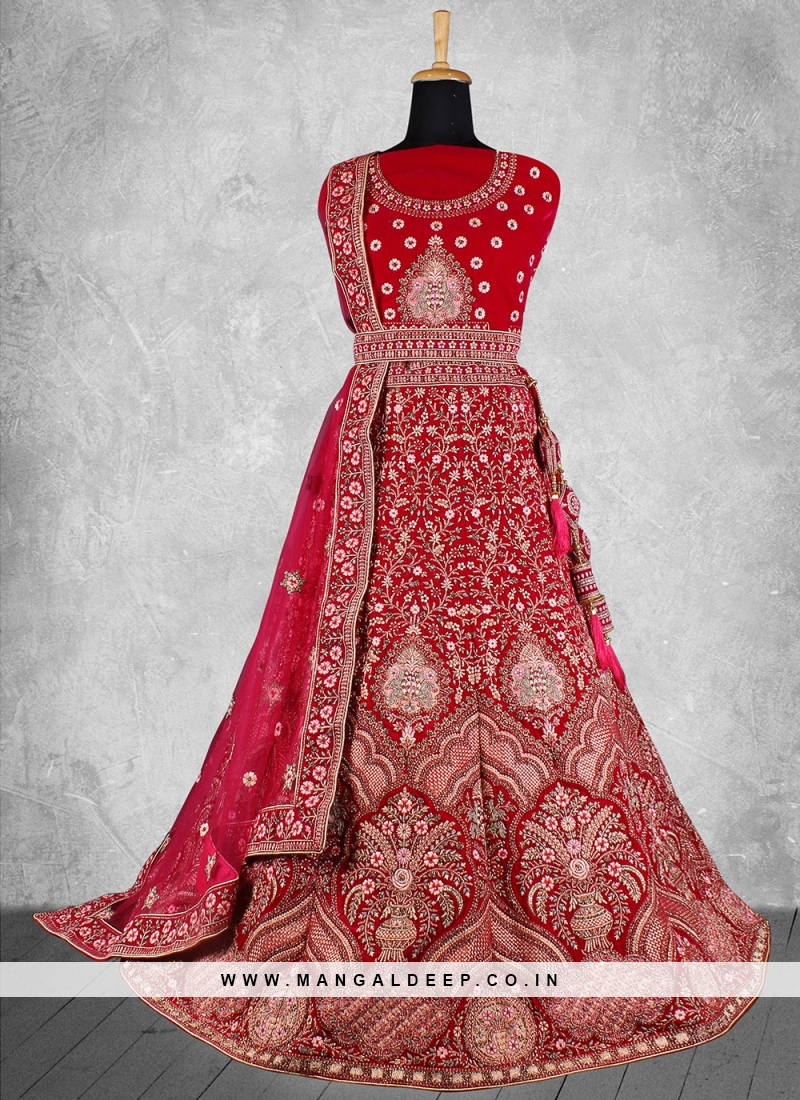 15 Best Red Bridal Lehengas for Wedding 2024 - you can't miss