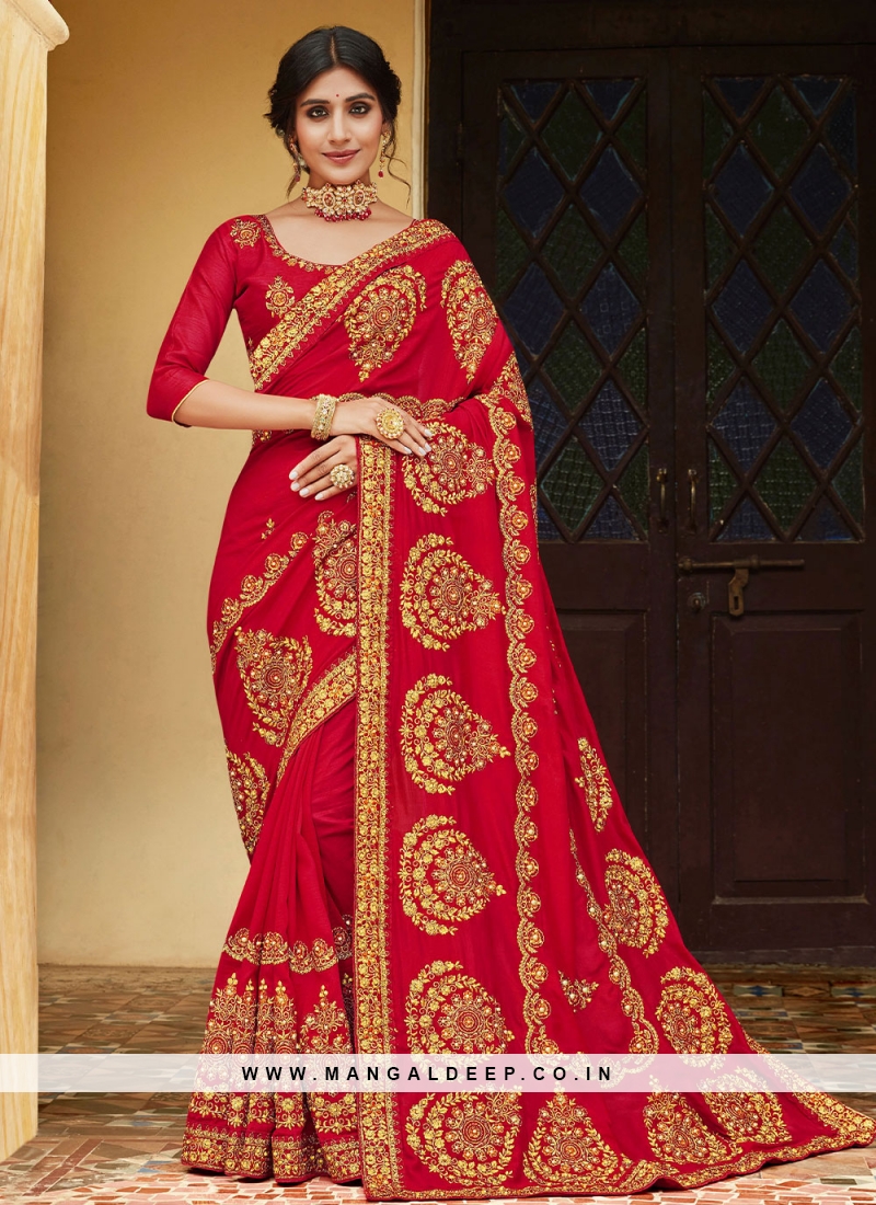 Royal Brasso Heavy Stone Work Sarees for Wedding