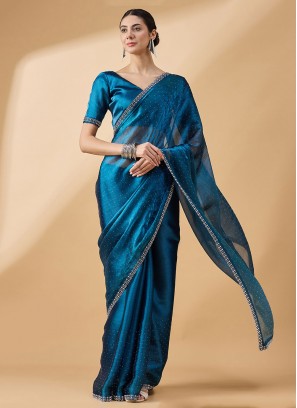 Refreshing Organza Contemporary Saree