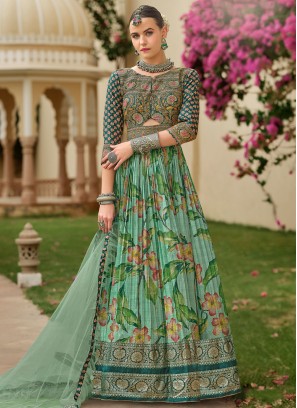 Remarkable Silk Readymade Trendy Gown 