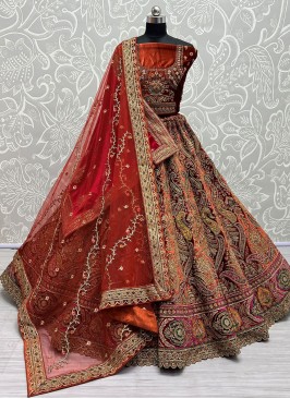 Renowned Embroidered Bridal Lehenga Choli