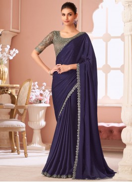 Renowned Purple Traditional Saree