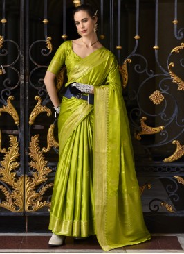 Riveting Satin Silk Classic Saree