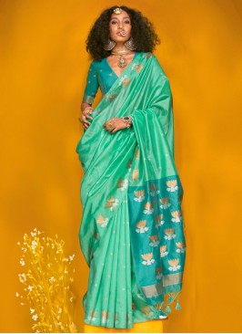 Riveting Weaving Party Trendy Saree