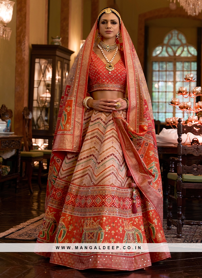 Red Silk Georgette Lehenga Choli for Women Indian Wedding Wear Ghagra Choli  Designer Party Wear Lengha Choli, Bridesmaid, Mahendi Lahangas - Etsy