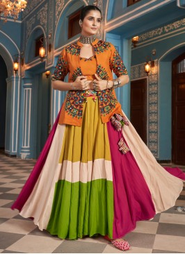 Ruritanian Plain Readymade Lehenga Choli