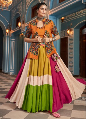 Ruritanian Plain Readymade Lehenga Choli