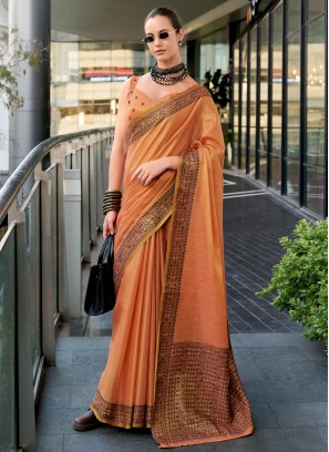 Ruritanian Tissue Weaving Classic Saree