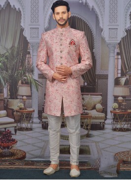 Sangeet Function Wear Banarasi,Silk Fancy Pink Col