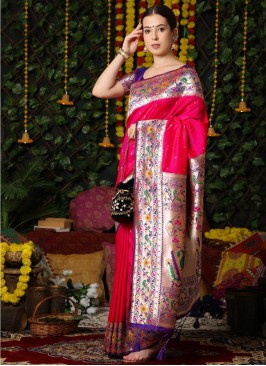 Sophisticated Woven Ceremonial Saree
