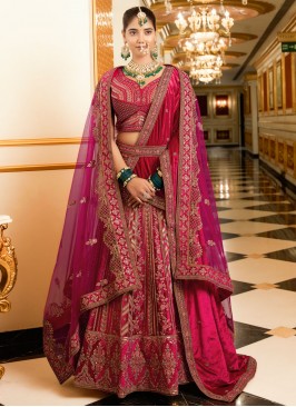 Specialised Rani Embroidered Readymade Lehenga Choli