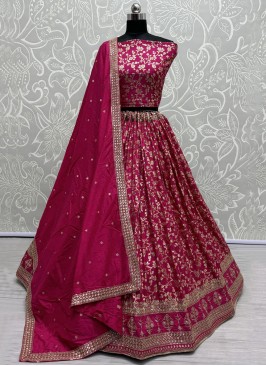 Spellbinding Rani Embroidered Trendy Lehenga Choli