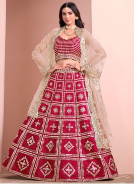 Spellbinding Thread Trendy A Line Lehenga Choli