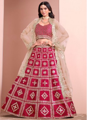 Spellbinding Thread Trendy A Line Lehenga Choli