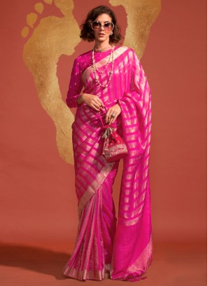 Staggering Weaving Festival Trendy Saree