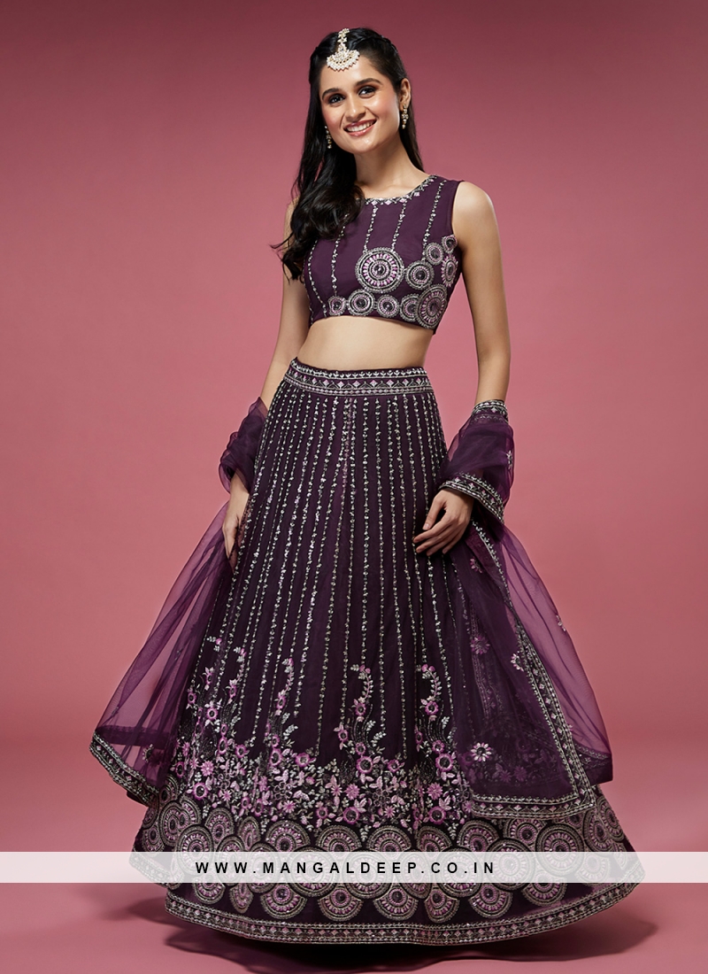 Buy Light Purple Lehenga Choli for Women Embroidered Attractive Party Wear  Silk Lehenga Choli and is Made From High-grade Fabrics and Yarn. Online in  India - Etsy