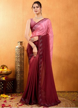 Strange Swarovski Traditional Saree