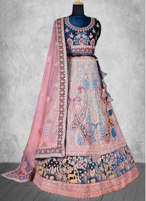 Suave Velvet Trendy Lehenga Choli