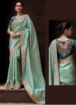 Suave Viscose Designer Saree