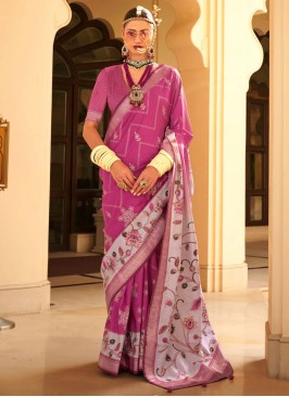 Subtle Designer Saree For Festival