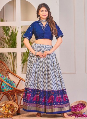 Subtle Mirror Rayon Designer Lehenga Choli