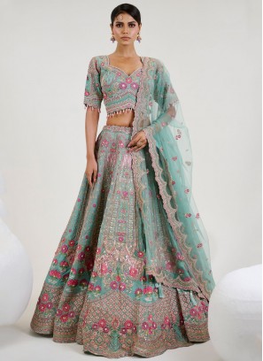 Subtle Organza Readymade Lehenga Choli