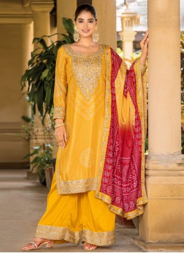 Superlative Embroidered Readymade Salwar Kameez