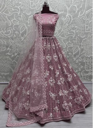 Surpassing Dimond Hot Pink Trendy Lehenga Choli