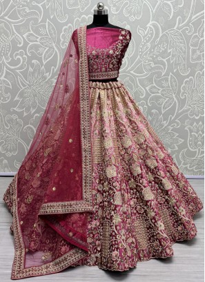 Surpassing Rani Floral Patterns Trendy Lehenga Choli