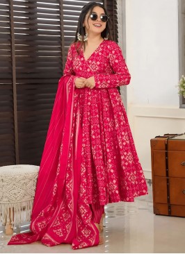 Tiptop Printed Ceremonial Anarkali Salwar Kameez