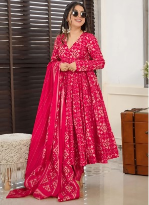 Tiptop Printed Ceremonial Anarkali Salwar Kameez