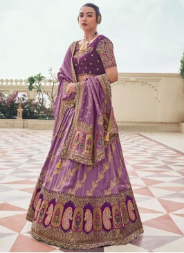 Topnotch Tissue Weaving Trendy Lehenga Choli