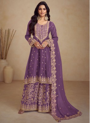 Transcendent Sequins Readymade Salwar Kameez