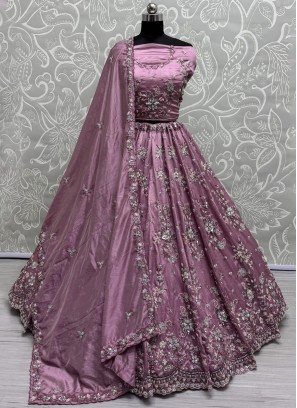 Trendy Lehenga Choli Dori Work Crush in Magenta and Purple