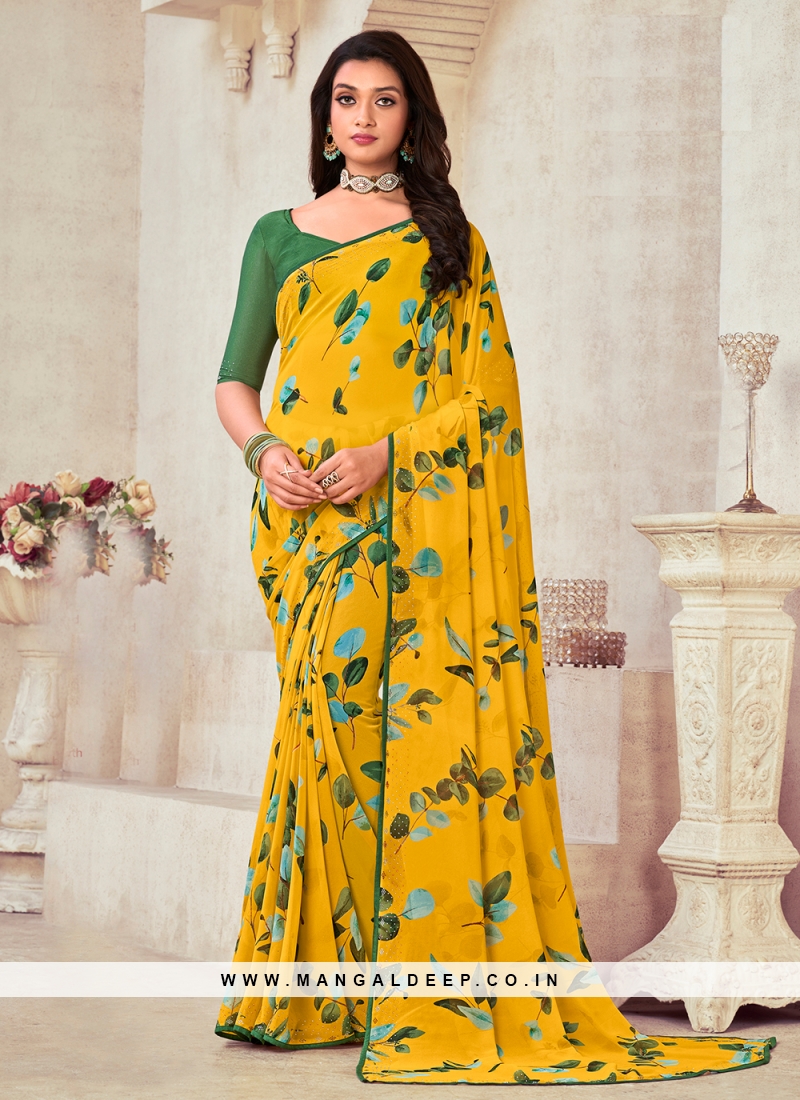 Georgette Saree - Buy Georgette Sarees For Women Online – Koskii