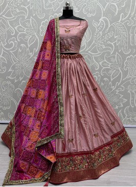 Trendy Silk Thread Trendy Lehenga Choli