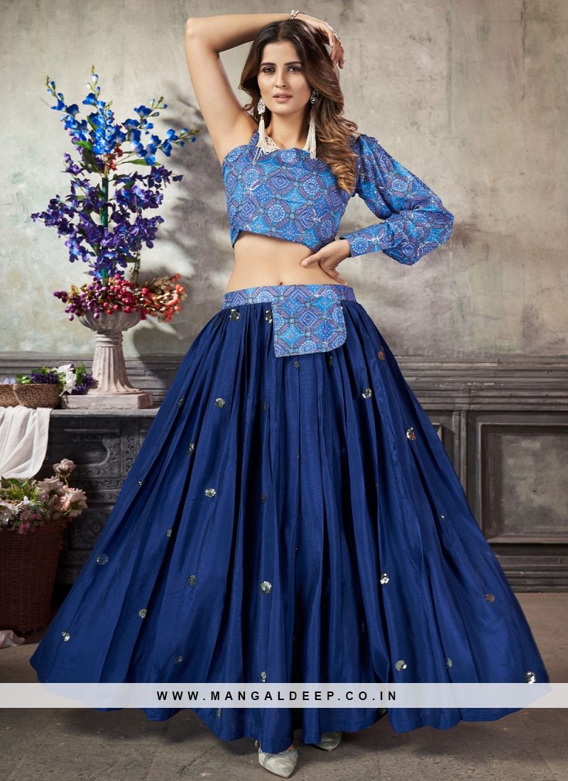 Nice Embroidered Rayon Multi Colour A Line Lehenga Choli